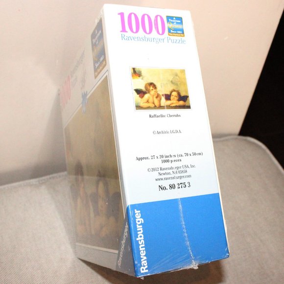 3/$28❤️sealed vintage Raffaello: Cherubs Ravensburger puzzle No.802753 Germany - Picture 3 of 4